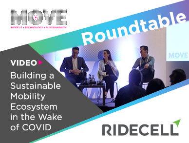 Ridecell Sustainable Mobility Ecosystem Roundtable discussion al at Move 2022
