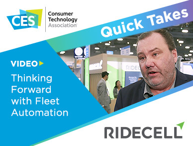 Ridecell thinking forward with fleet automation CES video thumbnail