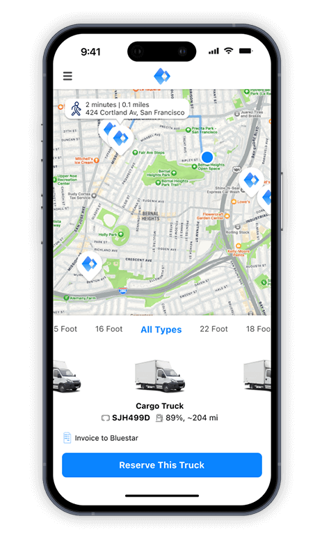 Ridecell Rental App