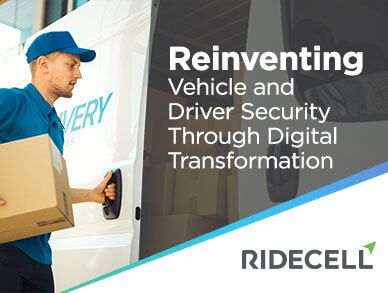 Delivery Driver Closing Delivery Vehicle